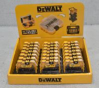 21 x DEWALT 25Mm Pz2 Driver Bits - 25 Bits Per Pack - Ref: HW150/HWP2 - CL911 - Location: Altrincham