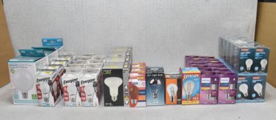 60 x Assorted Light Bulbs - Includes Led And Others - Ref: HW124/HWP1 - CL911 - Location: Altrincham