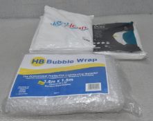 6 x Coveralls + 1 X Bubble Wrap - Ref: HW267/HWP3 - CL911 - Location: Altrincham WA14Condition: