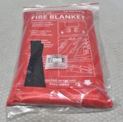 1 x MERCURY Fire Blanket - 1M X 1M - Original Retail £9.50 - Ref: HW543/HWP7 - CL911 - Location: