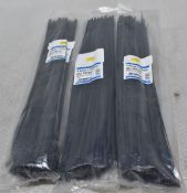 3 x JEMCO Packs Of 4.8Mm X 450Mm Cable Ties - 100Pcs/Pack - Original Retail £29.85 - Ref: HW453/HWP6