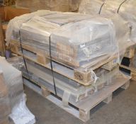 2 x Pallet Job Lot Containing 76 x Modular Unit Leg Sets With an Indigo and Dust Grey Finish