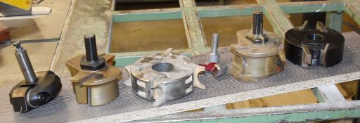 1 x Assorted Collection of CNC Machine Bits With Wooden Tool Holder