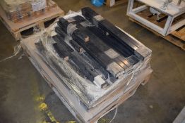 1 x Pallet Job Lot Containing 36 x Modular WC Unit Leg Sets With an Indigo Finish - New Unused Stock