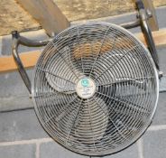 1 x Chrome 14 Inch Floor Fan