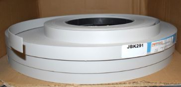 4 x Rolls of Protakal Edge Banding - Colour: Pearl Grey - Length: 150m - Width: 22mm - Thick: 0.8mm