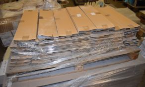 1 x Pallet Job Lot Containing 58 x FSC Double Mirror Cornice Sets and 37 x Leg Sets