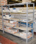 1 x Heavy Duty Storage Shelf - Dimensions: H180 x W190 x D58 cms