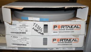 3 x Boxes of Portakal Edge Banding - Colour: U732 Dust Grey - Includes 8 x 300m Rolls - Width: 22mm