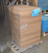 500 x Sheets of MDF Wood - Dimensions: 64.2 x 48 x 0.5 cms - New Stock - Pallet Job Lot