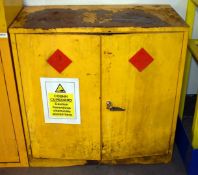1 x Hazardous Material Storage Cabinet - Dimensions: H88 x W99 x D45 cms