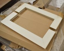 1 x Pallet Job Lot Containing 95 x Single and Double Mirror Cornice With a Dust Grey, Indigo