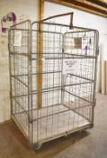 1 x Roll Container Cage - Dimensions: H180 x W100 x D120 cms