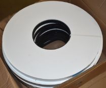 1 x Box of 1088 CAV White HG Edge Banding - Contains 7 x 150m Rolls - 0.80 Thickness 22mm Width