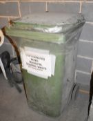 1 x Large Green Wheelie Bin