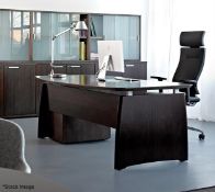 VERCO 'Intuition' Executive Kidney-shaped Office Desk with Lockable Drawers - NO VAT