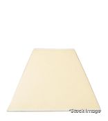 1 x 23cm Square Card Lampshade - Cream - Original Retail £65.00 - Ref: NA/JS132/P24 - CL923 - Locati