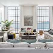 1 x Tiryn Luxury Mirrored Glass Mosaic Wall Art - Glass - New/Boxed - Original Retail £1,995