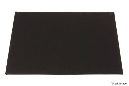 1 x Half Rectangular Shade Card (36Dia) - Black/Gold - Original Retail £125.00 - Ref: NA/JJS116BLK-