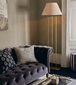 1 x Airi Chinese-Inspired Floor Lamp -Gold - Original Retail £425.00 - Ref: NA/A15523-2-10-1117-10/P