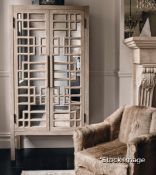1 x Katsura Luxury Japanese-Inspired Handmade Cabinet with Mirrored Doors - Original RRP £1,795.00