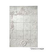 1 x Vincent Darre X Oka Xiv Mirror with a Distressed Aesthetic - White - Original Retail £2,495.00