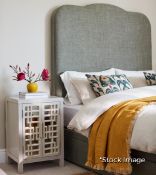 1 x Brier Linen Throw - Dijon Yellow - Original Retail £295.00 - Ref: NA/A18490-1-11-1538-10/P22 - C