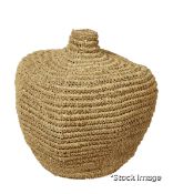 1 x Thalassia Basket Vase - Natural - Original Retail £195.00 - Ref: NA/A10976-1-40-1173-10/C6 - CL9