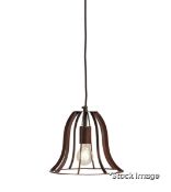 1 x Toynbee Luxury Handmade Iron Pendant Lamp with Antique Bronze Finish - Original Retail £125.00