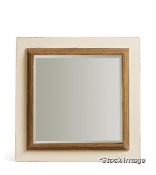 1 x Konsentris Luxury Handmade 90cm Square Bayur Wood Framed Wall Mirror - Original Retail £595.00