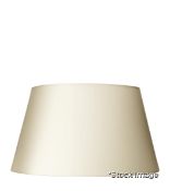 1 x Premium Tapered Drum Cotton Lampshade 50cm - White - Original Retail £60.00