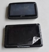 2 x Satalite Navigation Systems by Teletrac - Screen Protectors Still Attached - 199 -