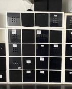 2 x Shelf Storage Units With Twenty Storage Boxes
