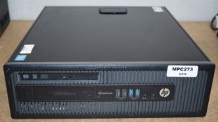 1 x HP Elite Desk 800 G1 SFF Desktop PC - Features an Intel i7-4770 3.4Ghz Quad Core Processor and
