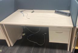 4 x Rectangular Office Desks