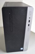 1 x HP Prodesk 400 G5 Micro PC Desktop Computer - Features an 8th Gen Intel I5-8500 Hexacore