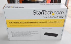1 x StarTech USB 3.0 HDMI/DVI/VGA Laptop Docking Station With Audio and Ethernet - New and