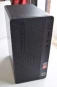 1 x HP 285 G3 Micro PC Desktop Computer - Features an Ryzen 2200g Processor, 8GB DDR4 2666Mhz RAM
