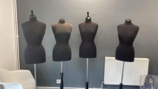 4 x Dress Makers Dummies