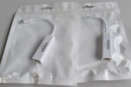 2 x Vision USB-C Ethernet Adaptors - New in Packaging198 -