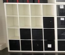 1 x Shelf Storage Unit With Eight Storage Boxes