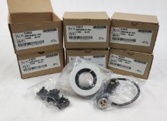 6 x FLOS Compass 90Deg Adjustable White Hi-Par51 - Max 35W - 03.3503.30 - Ref: ATR142/3/