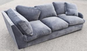 1 x LOAF 'Jonesy' Luxury 2.3-Metre 4-Seater Handcrafted Velvet Upholstered Sofa with Duck Feather