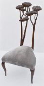 1 x CHRISTOPHER GUY 'Le Jardin' Luxury Hand-carved Solid Mahogany Designer Dining Chair - Recently