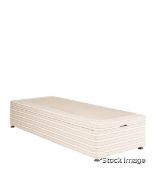 1 x Single Divan Ottoman-style Striped Bed Base With Platform Top and Ample Internal Storage -