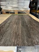10 x Boxes Of Amtico Form Commercial Grade Luxury Vinyl Tile Flooring  - Black Oak - 20Sqm Total -