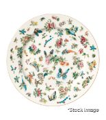 1 x Set Of Four Adam Lippes Roseraie Dinner Plates - Original Retail £275.00 - Ref: OKA/