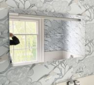 1 x DURAVIT Illuminated Bathroom Mirror and 1 x Wall Mounted Towel Rail - NO VAT ON THE HAMMER