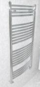 1 x ZEHNDER Premium Towel Radiator in Chrome - NO VAT ON THE HAMMER