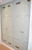 1 x Bespoke Fitted 4-Door Bedding Store Cupboard - NO VAT ON THE HAMMER